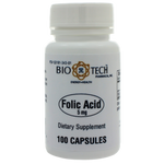 Bio-Tech Pharmacal - Folic Acid 5mg — Bio-Tech Pharmacal supplement — view 2