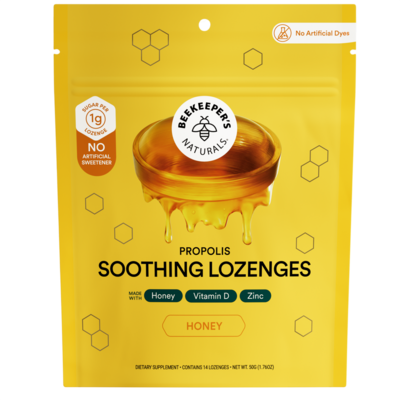 Beekeeper's Naturals - B. Soothed Honey Lozenges