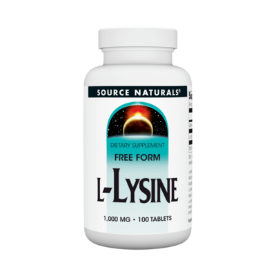 Source Naturals - L-Lysine 1,000mg