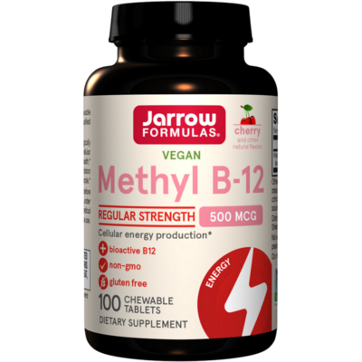 Jarrow Formulas - Methyl B-12 500mcg Cherry