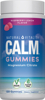 Natural Vitality MAX CALM Magnesium Citrate + Glycinate Gummies Raspberry Lemon — Natural Vitality supplement