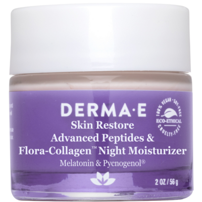 DermaE Natural Bodycare - Advanced Peptides & Flora-Collagen Night