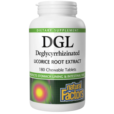 Natural Factors - DGL 400mg 10:1 Extract