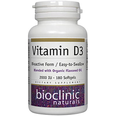 Bioclinic Naturals - Vitamin D3 2000 IU