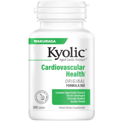 Wakunaga - Kyolic Aged Garlic Extract Formula 100 - Cardio Tablets