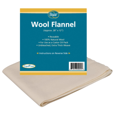 Baar Products - Wool Flannel for Castor Oil packs