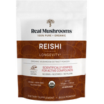Real Mushrooms - Reishi Mushroom Extract Powder — Real Mushrooms supplement — view 2