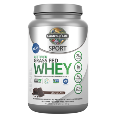 Garden of Life Sport - SPORT Grass Fed Whey Protein - Chocolate