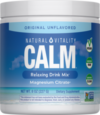 Natural Vitality MAX CALM Magnesium Citrate + Glycinate Original