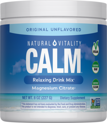 Natural Vitality MAX CALM Magnesium Citrate + Glycinate Original