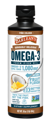 Barlean's Organic Oils - Seriously Delicious Pina Colada