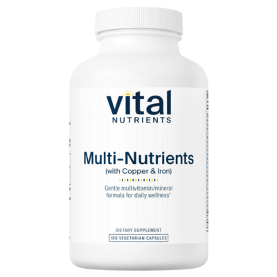 Vital Nutrients - Multi-Nutrients 4 Citrate/Malate Formula (with Copper & Iron) — Vital Nutrients supplement