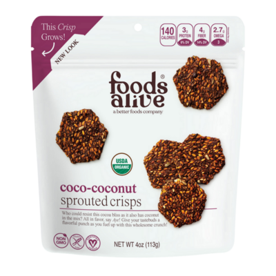 Foods Alive - Coco-Coconut Sprouted Crisps Organic