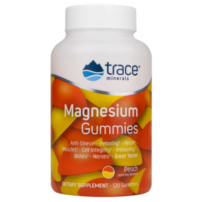 Trace Minerals Research - Magnesium Gummies - Peach