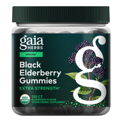 Gaia Herbs - Black Elderberry Extra Strength