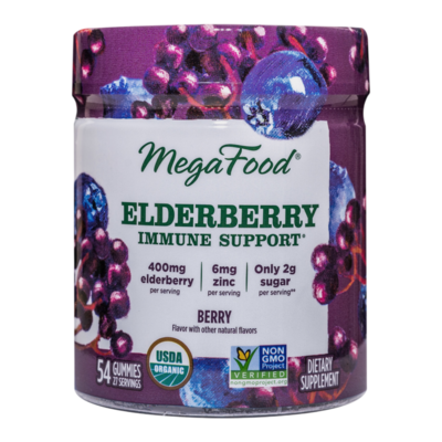 MegaFood - Elderberry Immune Support Gummies, Berry
