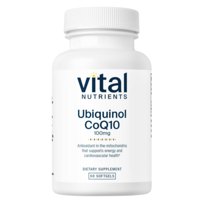 Vital Nutrients - Ubiquinol CoQ10 100mg — Vital Nutrients supplement