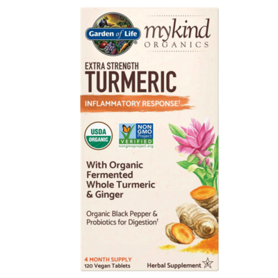 Garden of Life - mykind Organics Extra Strength Turmeric Inflammatory Response