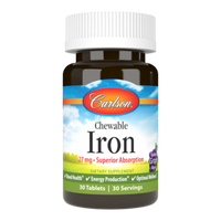 Carlson Labs - Chewable Iron - Grape