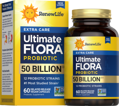 Renew Life - Ultimate Flora Extra Care Probiotic, 50 Billion CFU