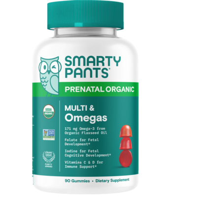SmartyPants Vitamins - SmartyPants Organic Prenatal plus Multi & Omegas