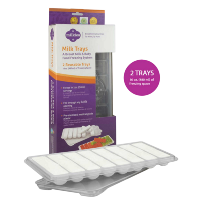 Fairhaven Health - Milkies Milk Trays - Breast Milk Freezer Tray Organizer