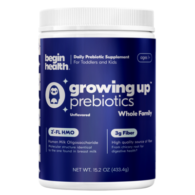 Begin Health - Growing Up Prebiotics Whole Family Jar