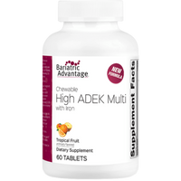 Bariatric Advantage - Chewable High ADEK with Iron Tropical Fruit