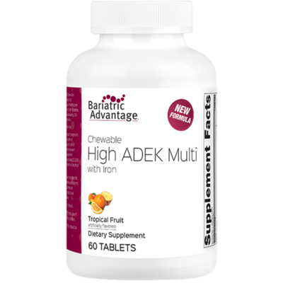 Bariatric Advantage - Chewable High ADEK with Iron Tropical Fruit