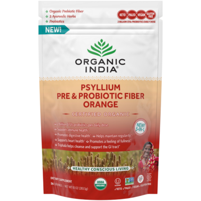 Organic India - Psyllium Pre & Probiotic Fiber Orange