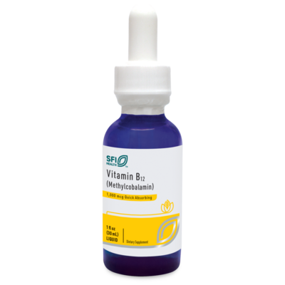 Klaire Labs/SFI Health - B12 Liquid (1mg) (methylcobalamin) — Klaire Labs/SFI Health supplement