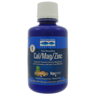 Trace Minerals Research - Liquid Cal/Mag/Zinc - Pina Coloda