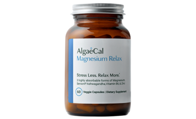 AlgaeCal Magnesium Relax Veggie Capsules
