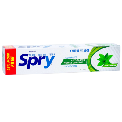 Xlear - Spearmint Xylitol Toothpaste, Fluoride-Free