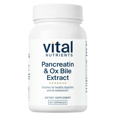 Vital Nutrients - Pancreatin and Ox Bile — Vital Nutrients supplement