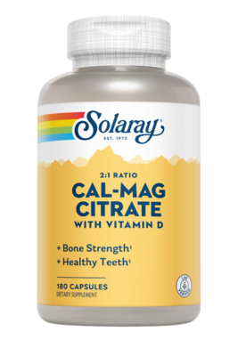 Solaray - Cal Mag D-3 Citrate 2:1