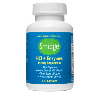 Smidge (formerly Organic3) - Smidge® HCl + Enzymes