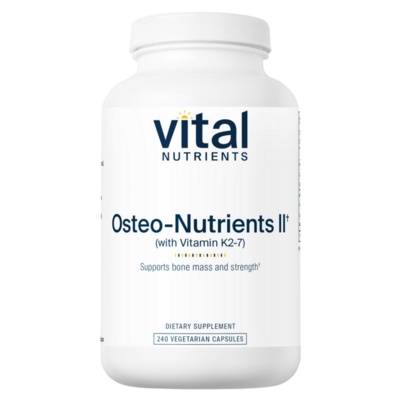 Vital Nutrients - Osteo-Nutrients II w/ Vitamin K2-7 — Vital Nutrients supplement