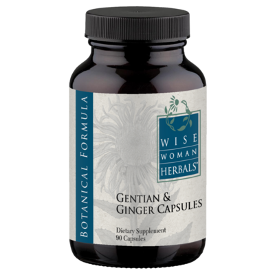 Wise Woman Herbals - Gentian and Ginger Capsules
