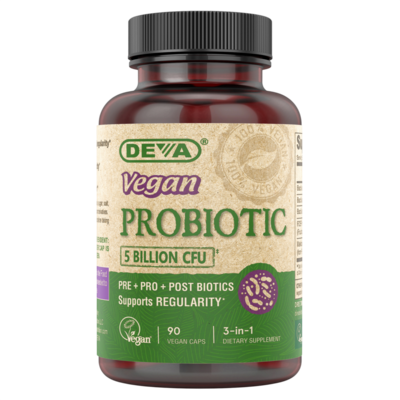 Deva Nutrition - Vegan Probiotic with Probiotics/Postbiotics