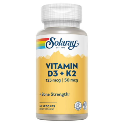 Solaray - Vitamin D-3 & K-2