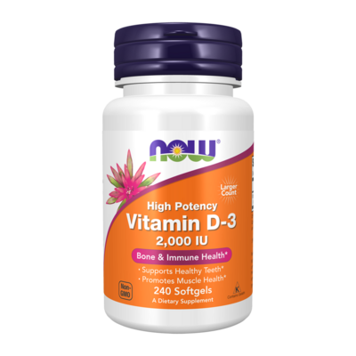 NOW Foods - Vitamin D-3 2,000IU