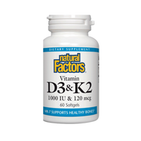 Natural Factors - Vitamin D3 & K2