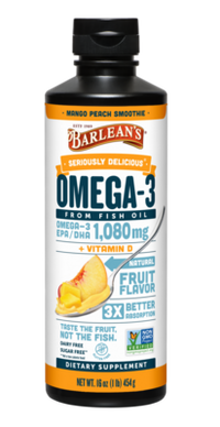 Barlean's Organic Oils - Seriously Delicious Mango Peach Smoothie