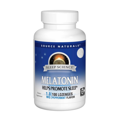 Source Naturals - Melatonin 1mg - Peppermint