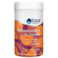 Trace Minerals Research - Ashwagandha Gummies - Passion Fruit Orange Flavor