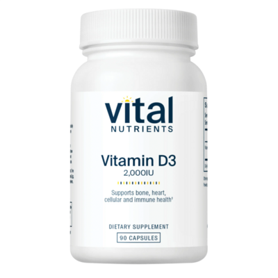 Vital Nutrients - Vitamin D3 2000IU VEG — Vital Nutrients supplement