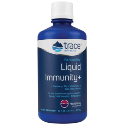 Trace Minerals Research - Liquid Immunity+ - Mixed Berry