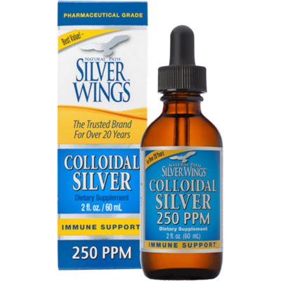 Natural Path Silver Wings - Colloidal Silver 250PPM Dropper