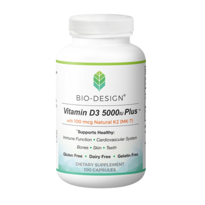 Bio-Design - Vitamin D3 5000 Plus MK-7
